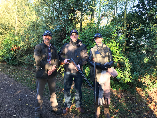 Shooting alongside Paul Nash was Gemma Coles and Richard Dawtrey (Top Gun)
