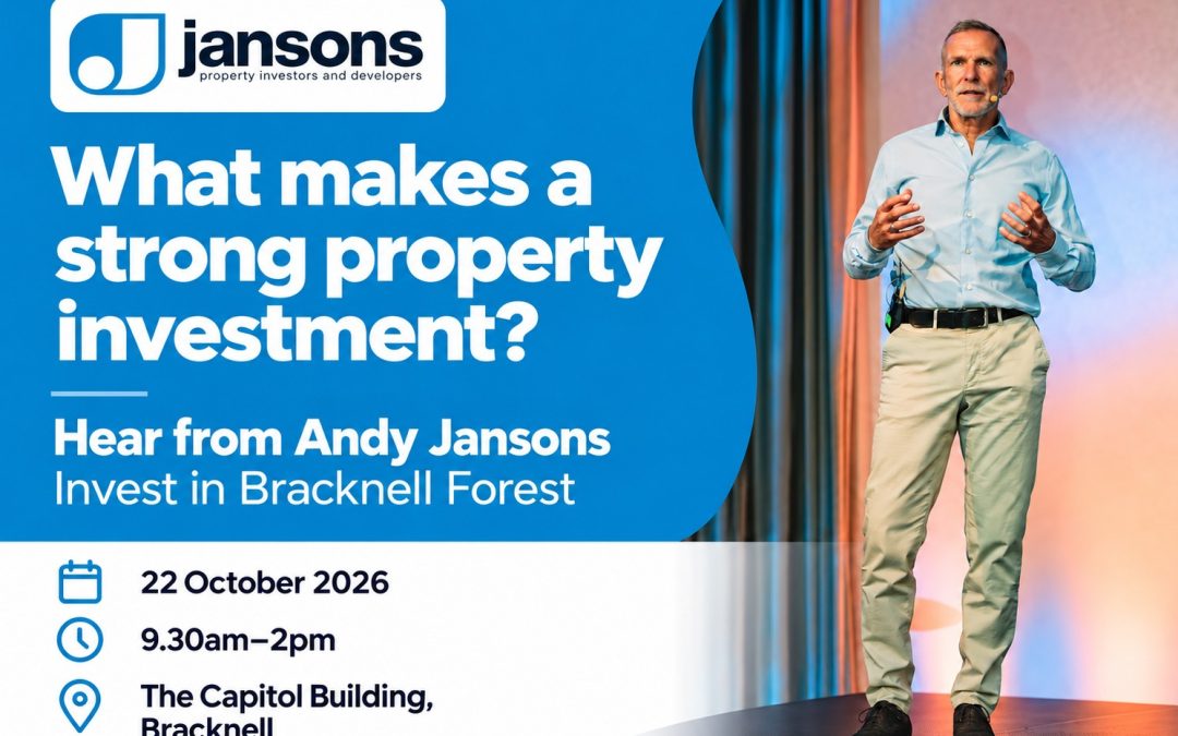 Andy Jansons to take the stage at Invest in Bracknell Forest